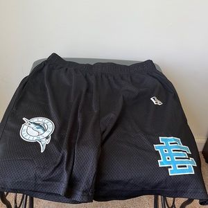 Eric Emanuel Florida Marlins Shorts, size Large